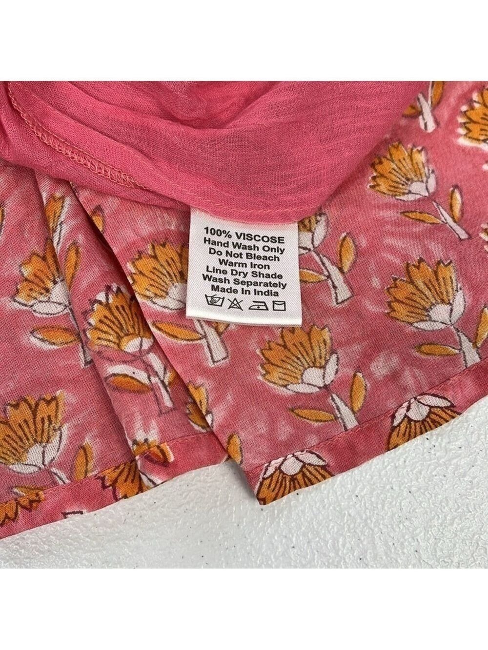 J. Marie Elena Smocked Dress Flutter Sleeves Floral Ruffle Pockets Prairie  S - Picture 11 of 13